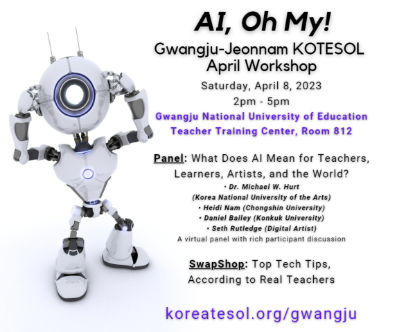 Gwangju-Jeonnam KOTESOL April Workshop 2023