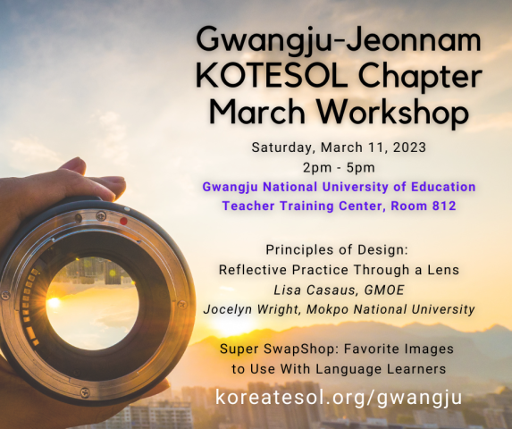 Gwangju-Jeonnam KOTESOL March Workshop