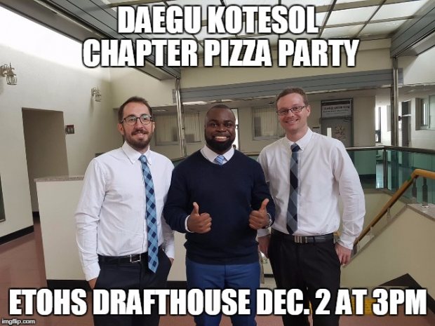 Daegu-Gyeongbuk Pizza party