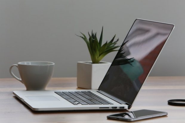 Photo from Pexels.com: https://www.pexels.com/photo/macbook-pro-iphone-cup-desk-7974/