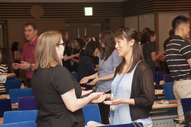 Activity in a Plenary?!?!?!? (photo by Jeroen Root for KOTESOL)