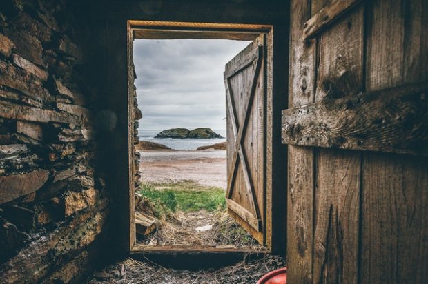 Photo by Harrison Haines https://www.pexels.com/photo/brown-wooden-opened-door-shed-2869565/