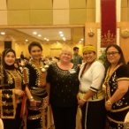 Allison Bill with local MELTA members at MELTA 2017